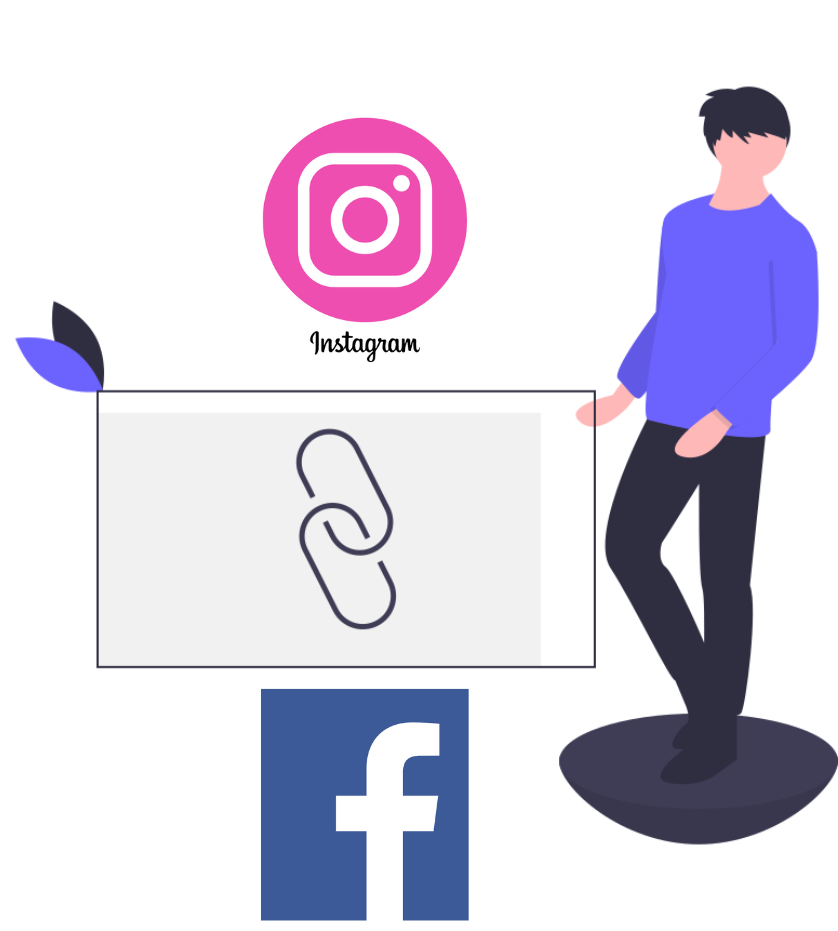 InstagramとFacebookを連携するイメージ画像